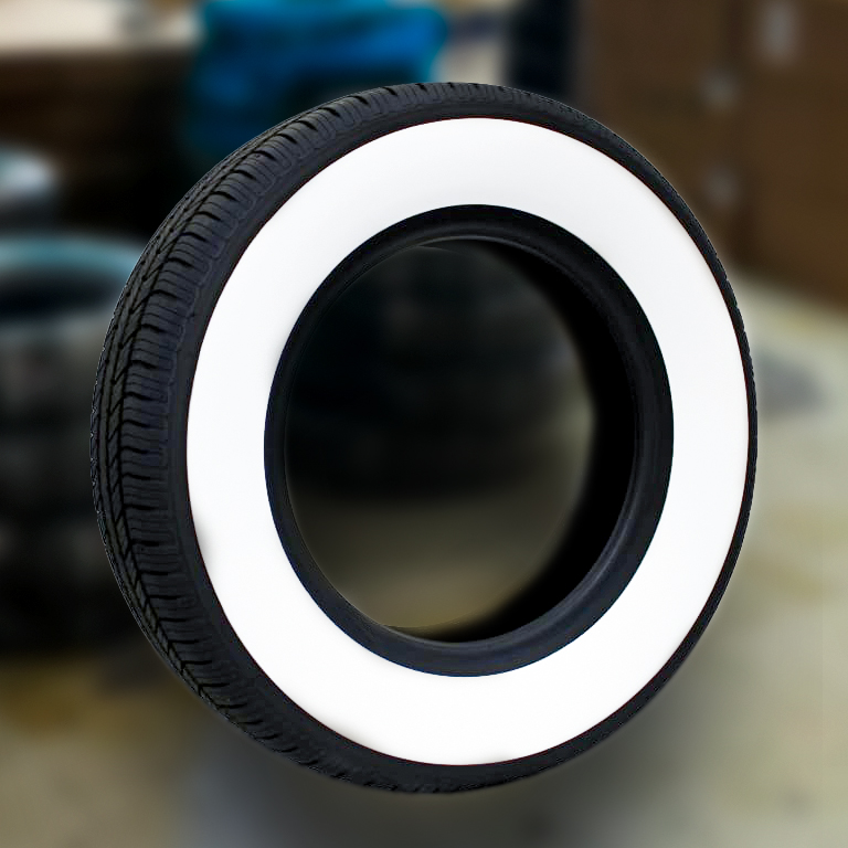 175/70R14 Custom Handmade 2-Inch Whitewall Tire – Single