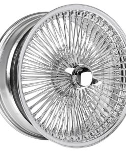 18X8 FWD Chrome 100 Spoke Wire Wheels - set of 4