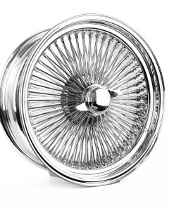 20x8" Chrome 150-Spoke Wire Wheels – Complete Set of 4