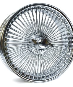 22X8" FWD 150 Spoke All Chrome Wire Wheels - Set of 4
