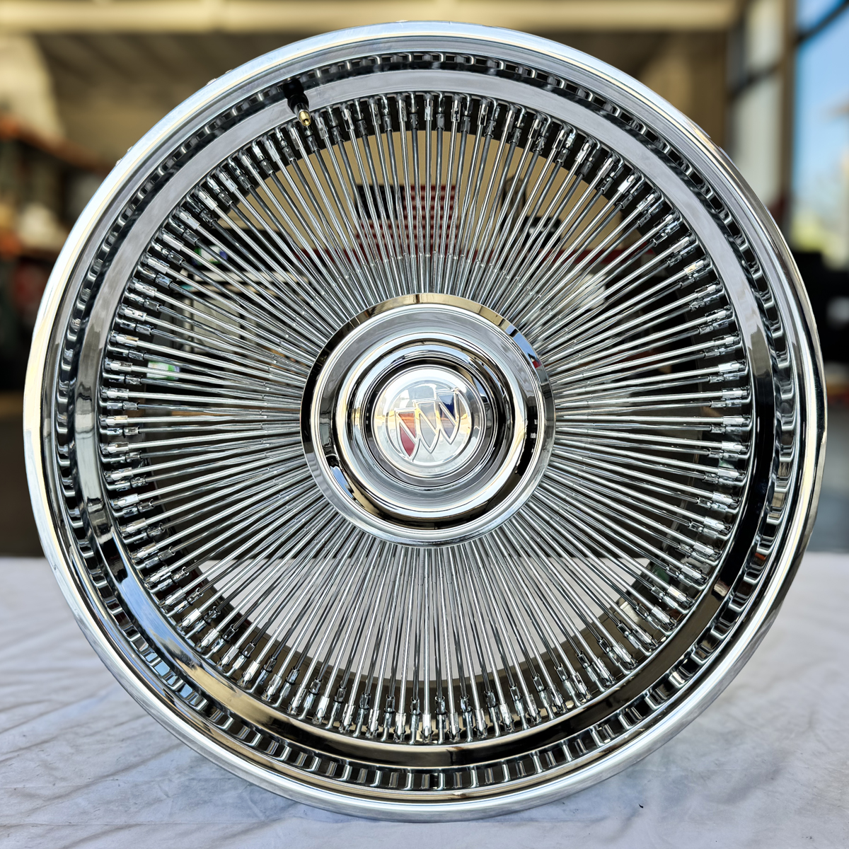 22x9” Forged Wire Wheels – Chrome Direct Bolt with Floating Cap | Premium Luxury Finish