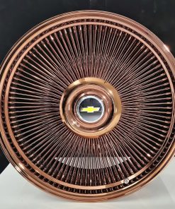 26" Gold Wire Wheels – Rose Gold Bolt-On 5x127 +0 ET, 78.1 CB, Forged Alloy | Set of 4